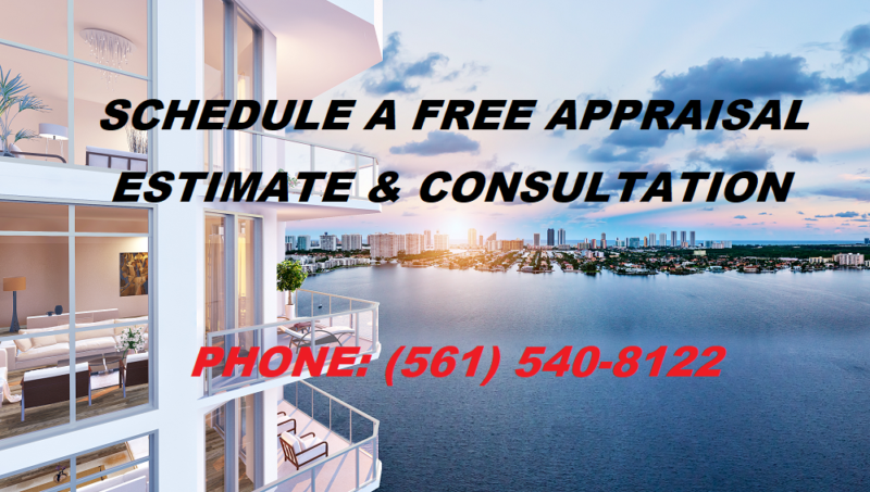 SCHEDULE A FREE APPRAISAL ESTIMATE AND CONSULTATION